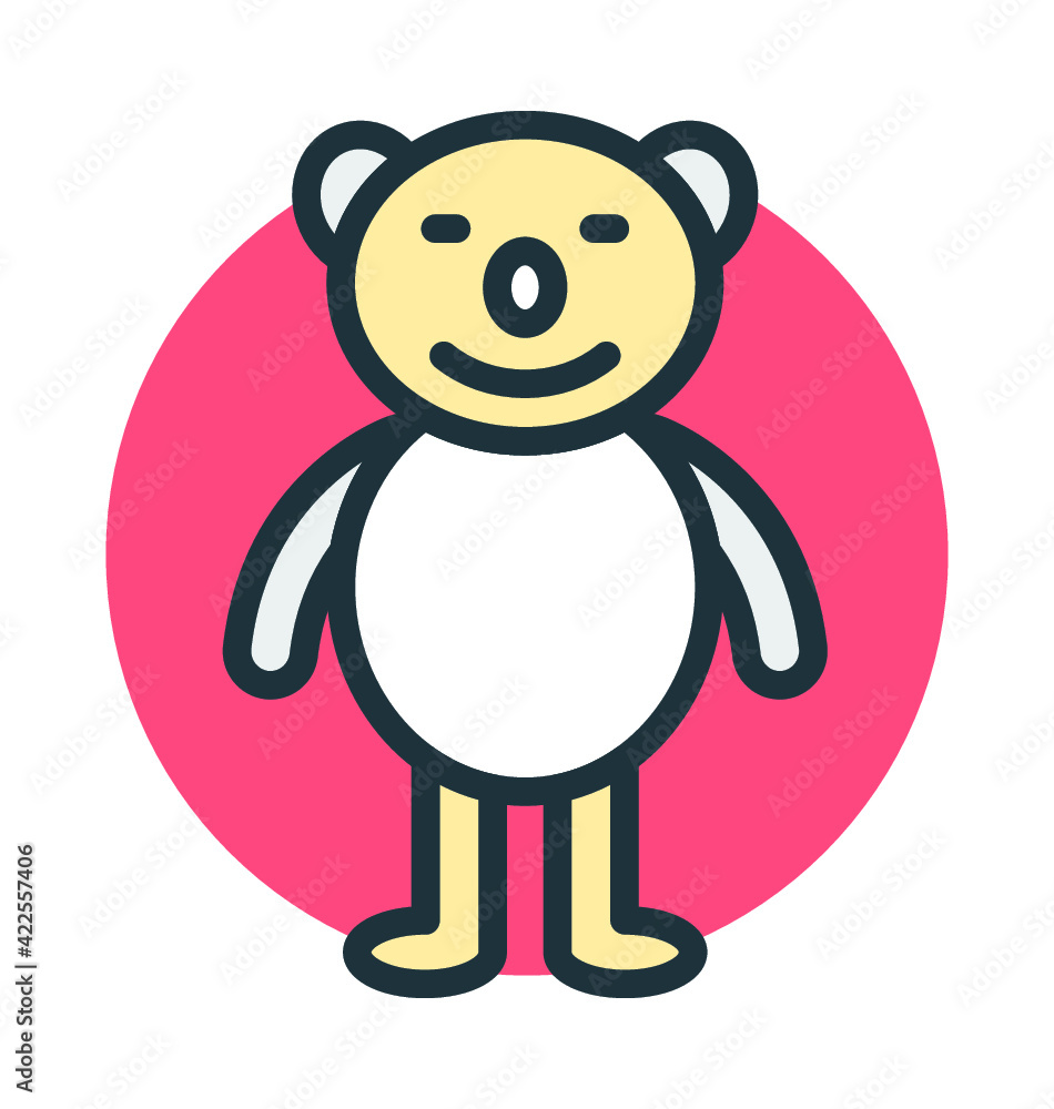 Teddy Bear Vector Icon Teddy Bear Vector Icon