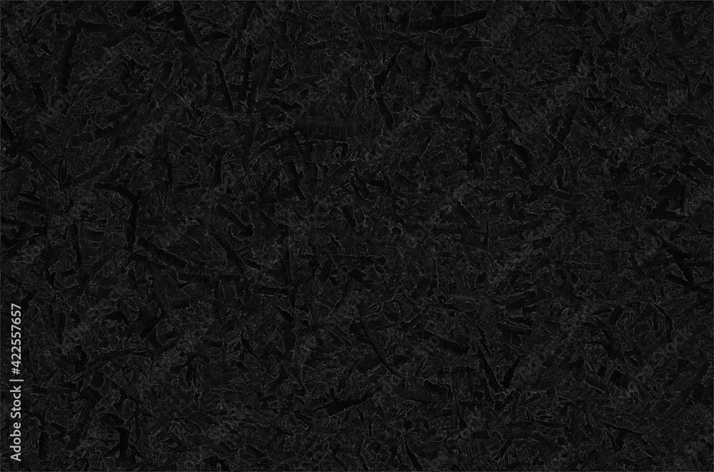 Fototapeta premium Abstract grunge style and rough pattern in black color textured and background as dark black backdrop
