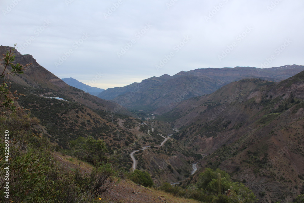 Mirador de cóndores, cajón del Maipo. Chile