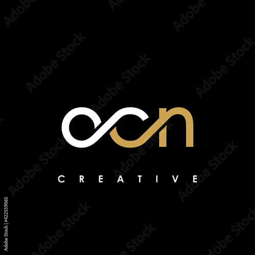 OCN Letter Initial Logo Design Template Vector Illustration