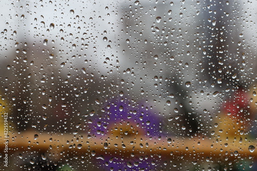 rain on window