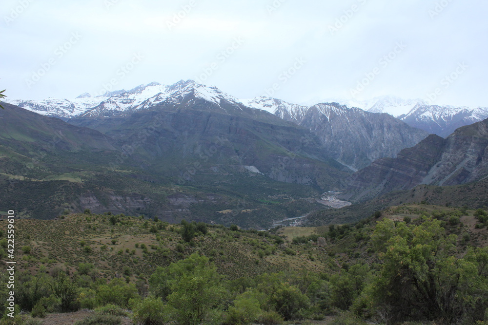 Obraz premium Mirador de cóndores, cajón del Maipo. Chile
