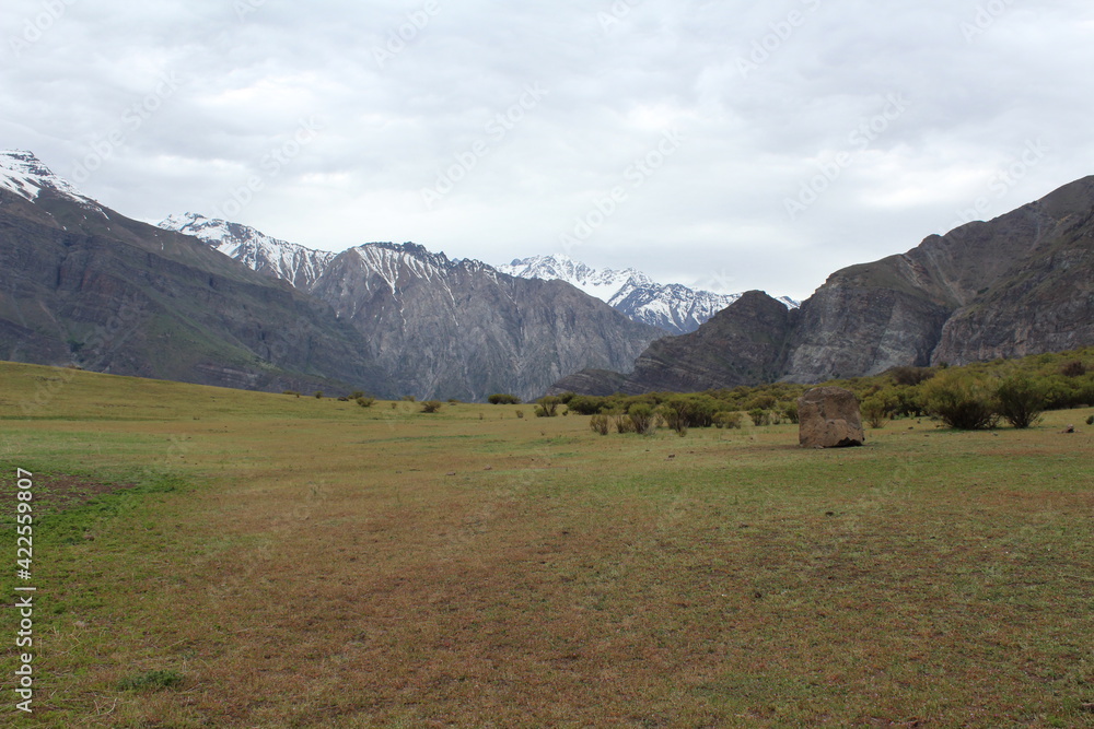 Fototapeta premium Mirador de cóndores, cajón del Maipo. Chile