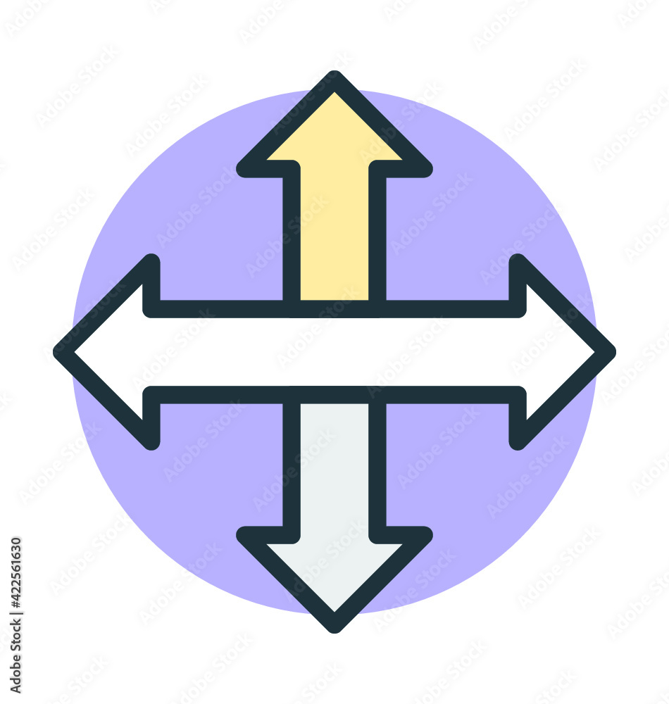 Directions Vector Icon Directions Vector Icon