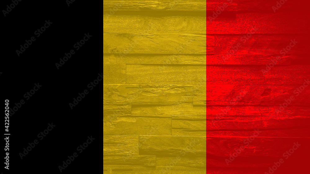 Fototapeta premium Flag of Belgium