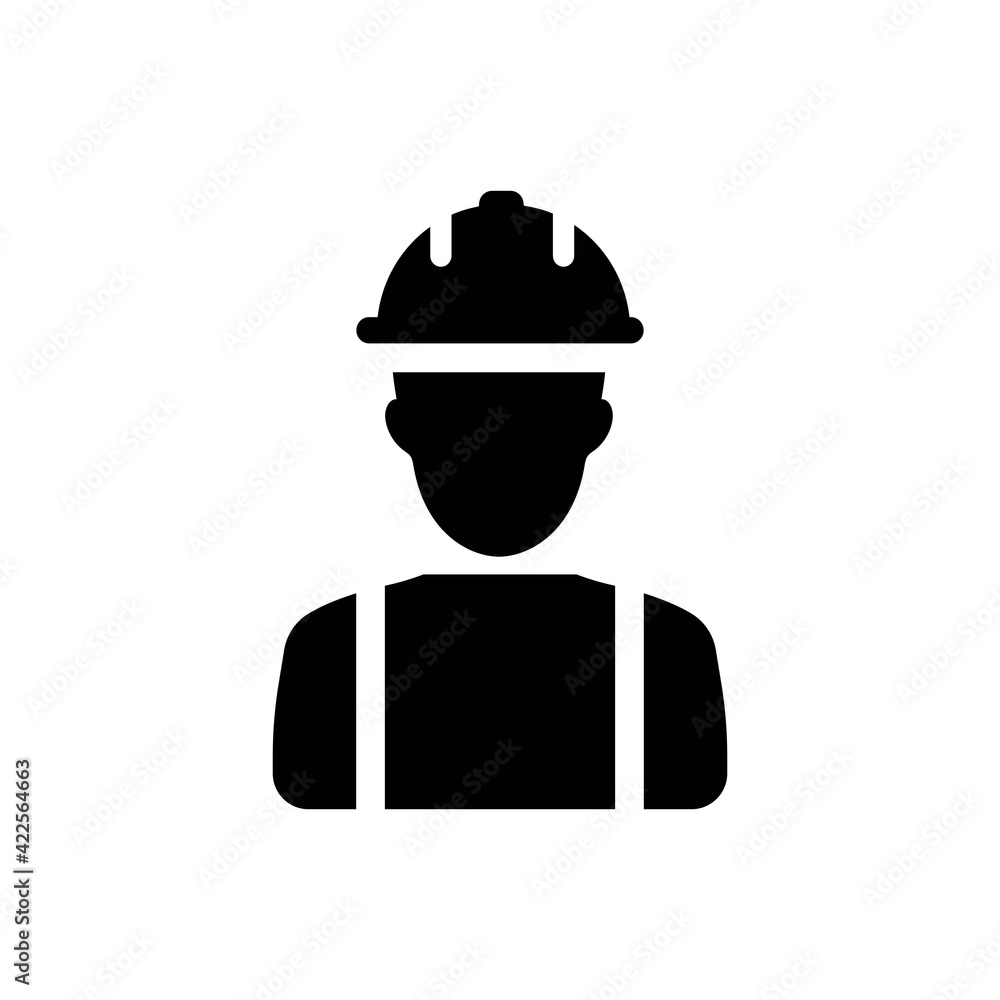 Constructor worker icon