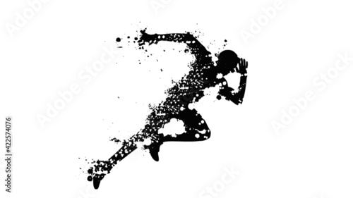 silhouette runner- course à pied © M.studio