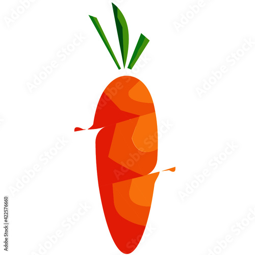 Karotte als logo
