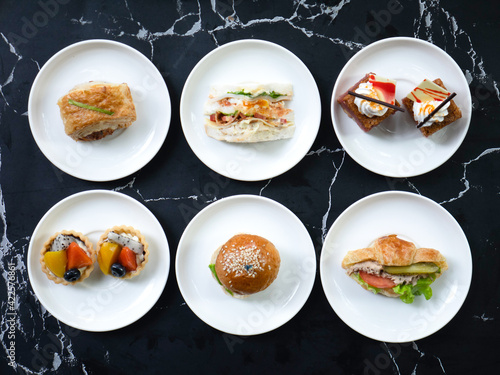 Variety of Bakery and pastry mini size
