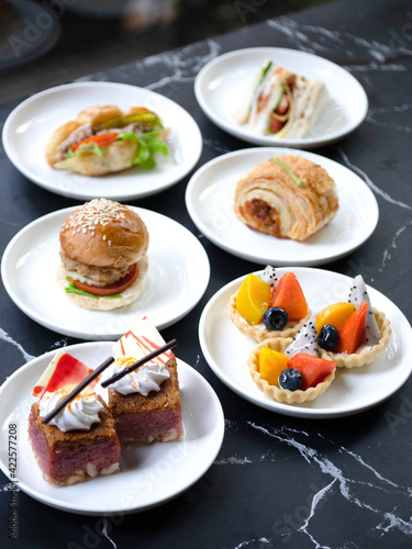 Variety of Bakery and pastry mini size