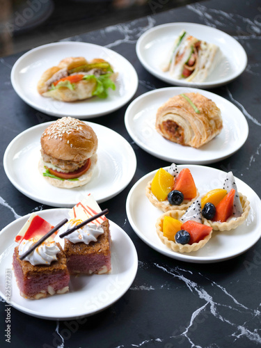 Variety of Bakery and pastry mini size
