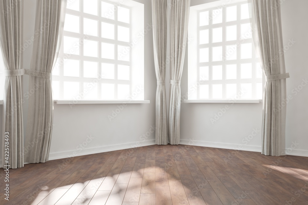Fototapeta premium Modern interior design. 3D illustration