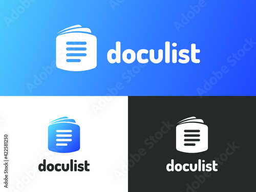 Doculist Logo Design