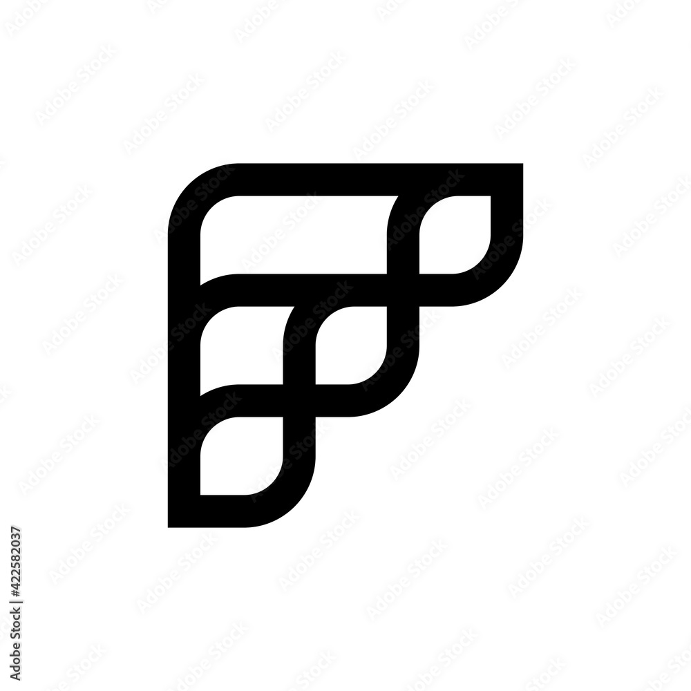 Letter F logo. Icon design. Template elements - vector sign Letter F logo. Icon design. Template elements - vector sign