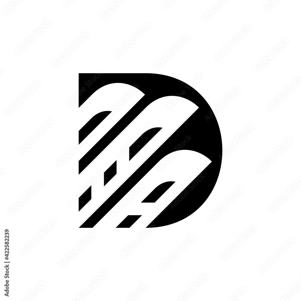 Letter D logo. Icon design. Template elements - vector sign Letter D logo. Icon design. Template elements - vector sign
