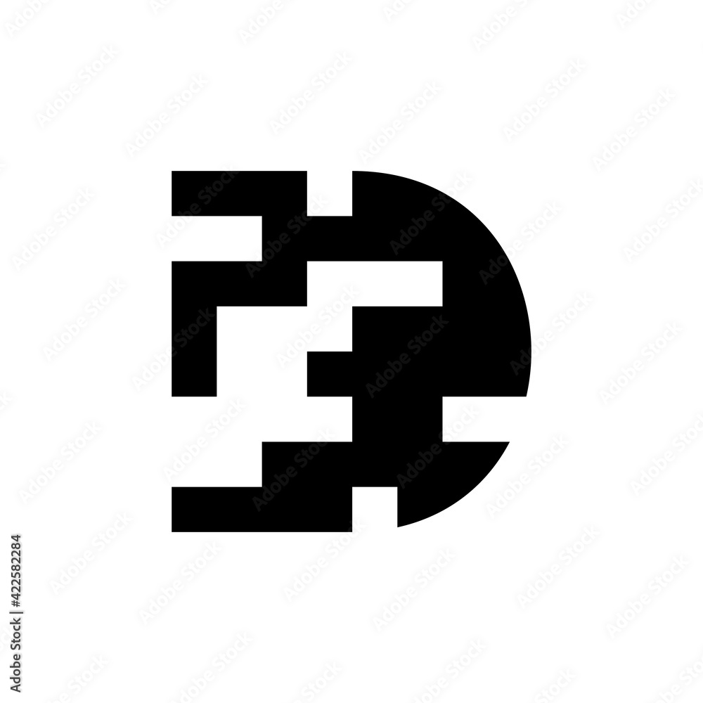 Letter D logo. Icon design. Template elements - vector sign Letter D logo. Icon design. Template elements - vector sign