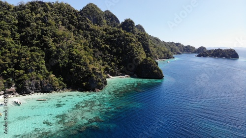 Aerial view from Palawan, Philipines - created by dji camera