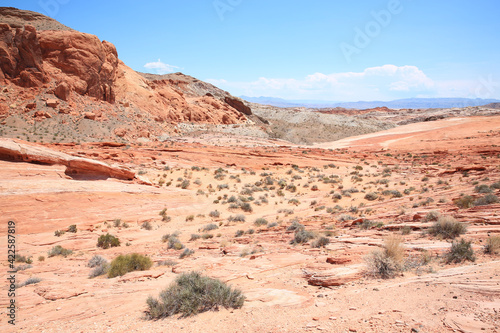 Valley of Fire State Park in Nevada  USA