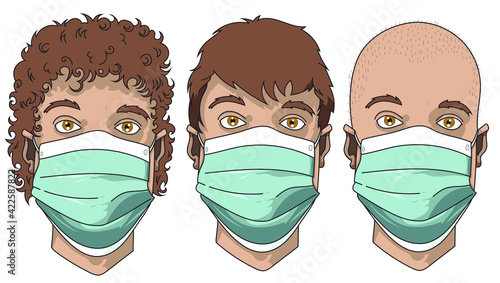 Masque chirurgical contre le covid