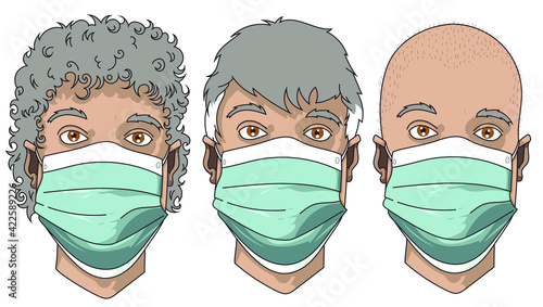 Masque chirurgical contre le covid
