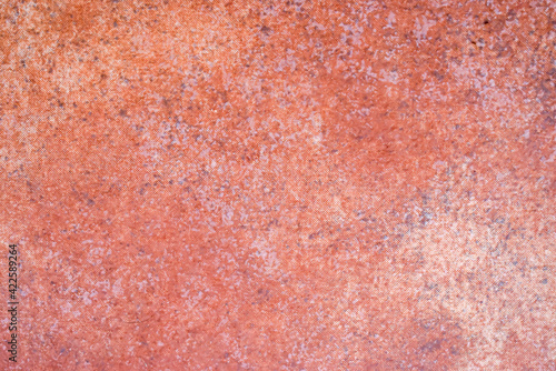 Abstract photo of the rough red surface