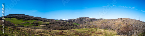 vue panoramique de la région Auvergne