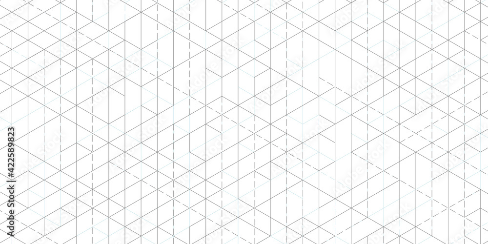 Technology background of lines.Geometric isomerism of squares.Line art design.Vector illustration.