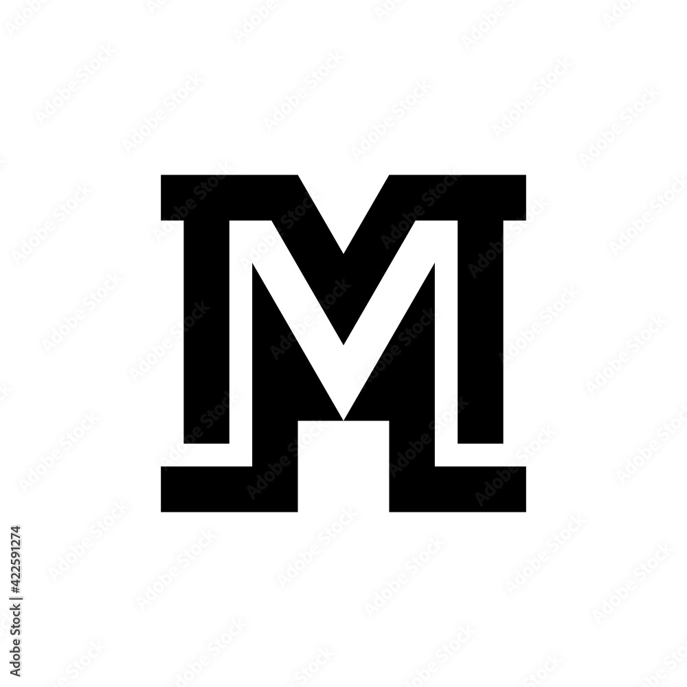 Letter M logo. Icon design. Template elements - vector sign Letter M logo. Icon design. Template elements - vector sign