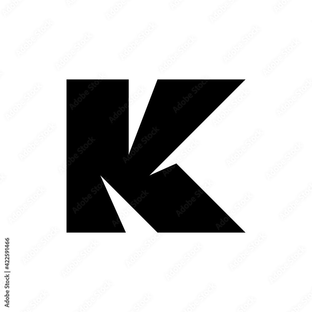 Letter K logo. Icon design. Template elements - vector sign Letter K logo. Icon design. Template elements - vector sign