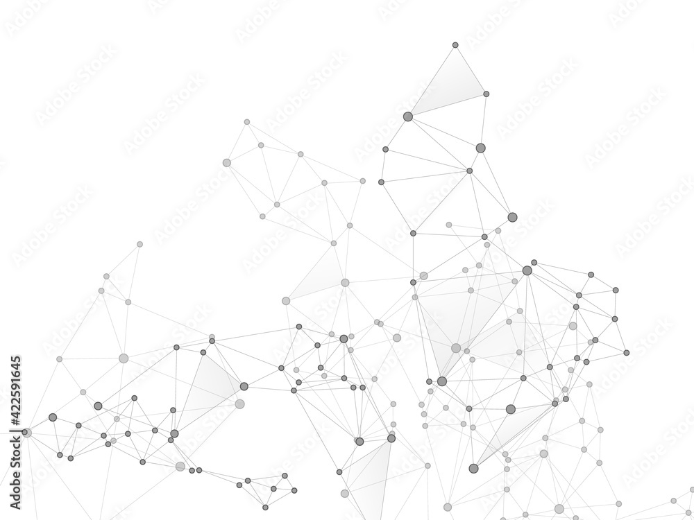 Block chain global network technology concept. Block chain global network technology concept.