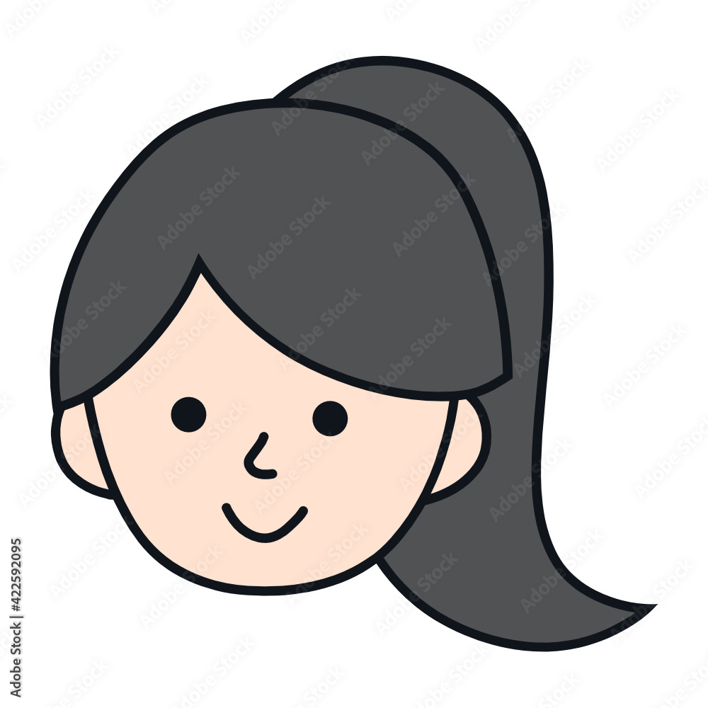 Female Profile Cartoon, Avatar Girl and Woman Vector
Female Profile Cartoon, Avatar Girl and Woman Vector