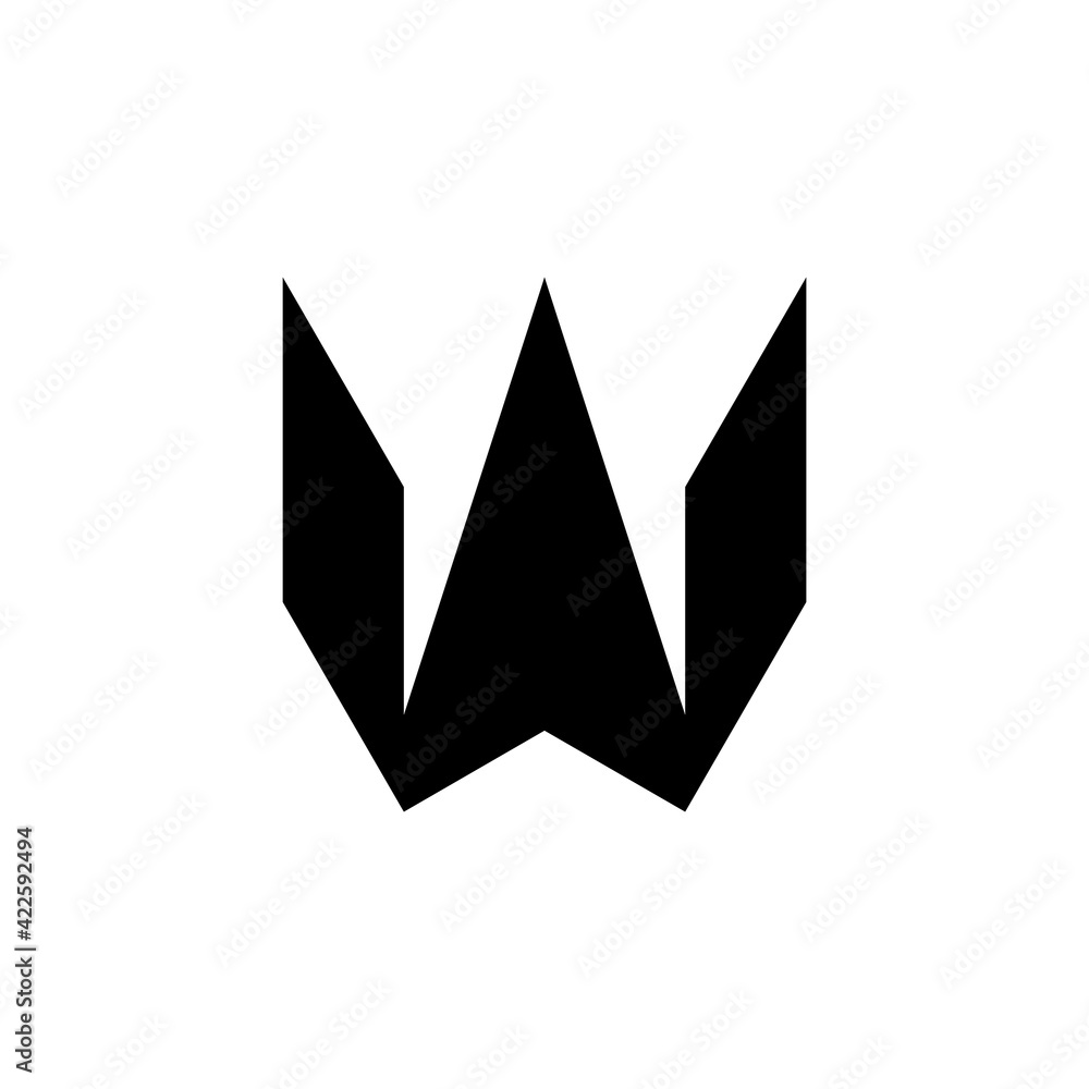 Letter W logo. Icon design. Template elements - vector sign Letter W logo. Icon design. Template elements - vector sign