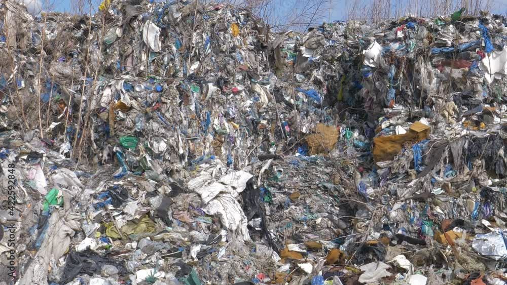 Illegal plastic dump. The toxic plastic exported from Germany is collected in empty quarries of Poland and is not recycled. Illegal plastic dump. The toxic plastic exported from Germany is collected in empty quarries of Poland and is not recycled.