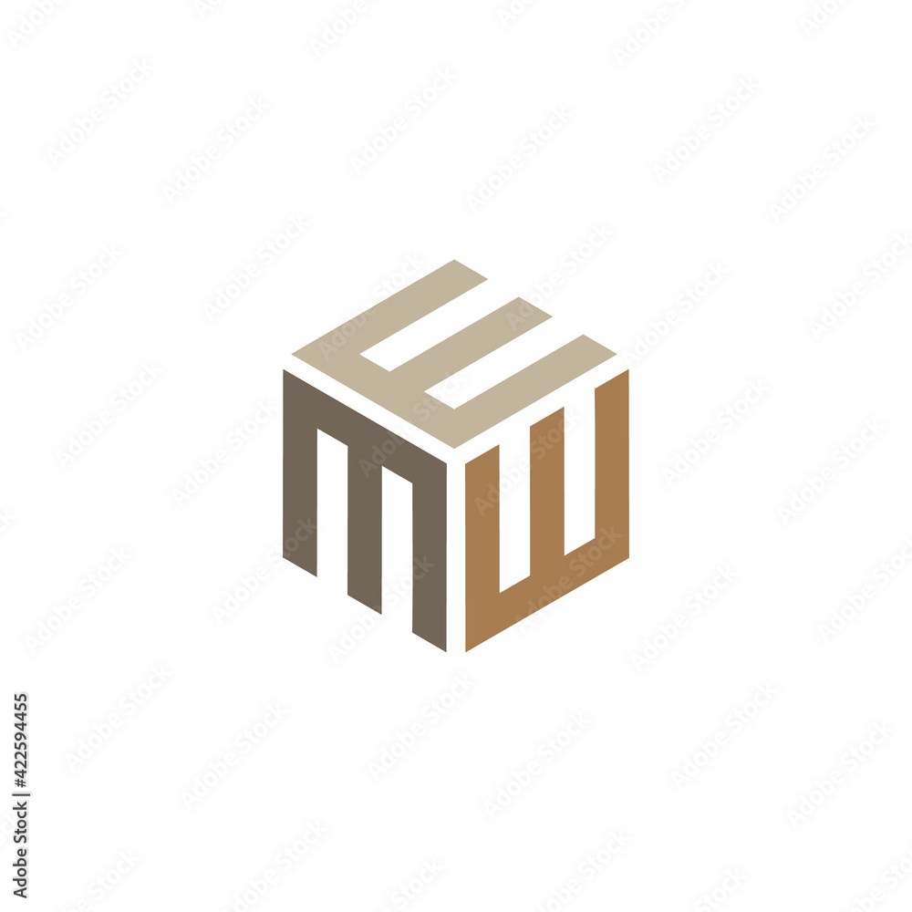 The letter EMW is a hexagon The letter EMW is a hexagon