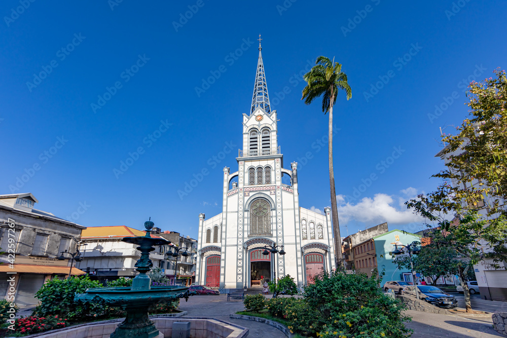 Saint-Louis Cathedral, Fort-de-France, Martinique, French Antilles