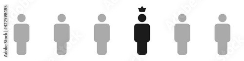 VIP person. Important person concept. Vector illustration