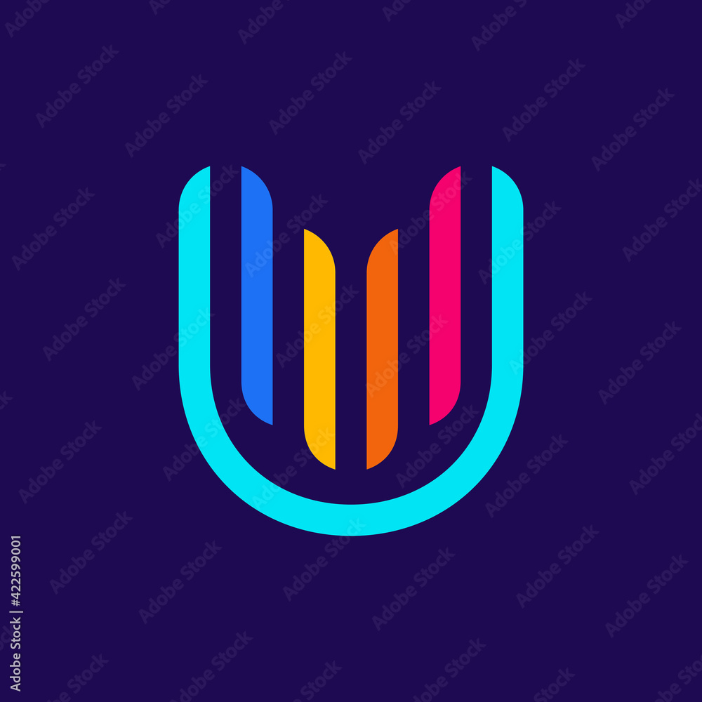 Letter U logo. Icon design. Template elements - vector sign Letter U logo. Icon design. Template elements - vector sign