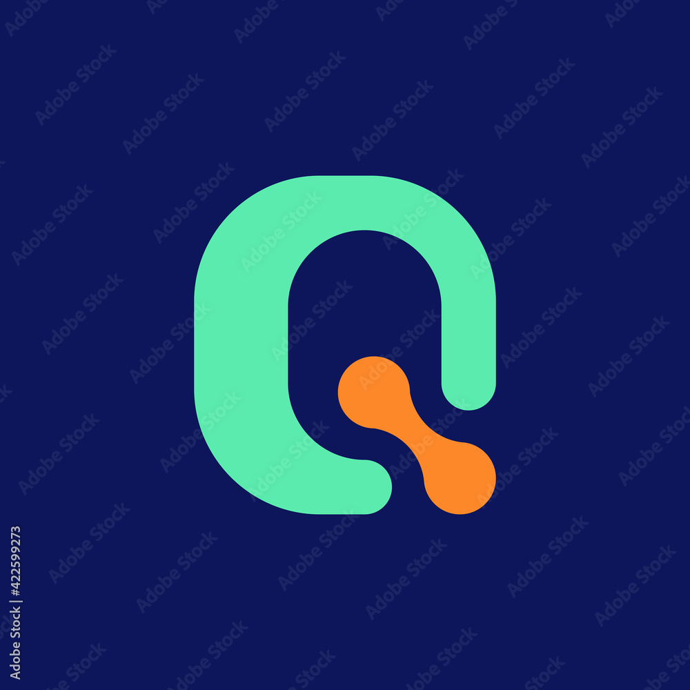 Letter Q logo. Icon design. Template elements - vector sign Letter Q logo. Icon design. Template elements - vector sign