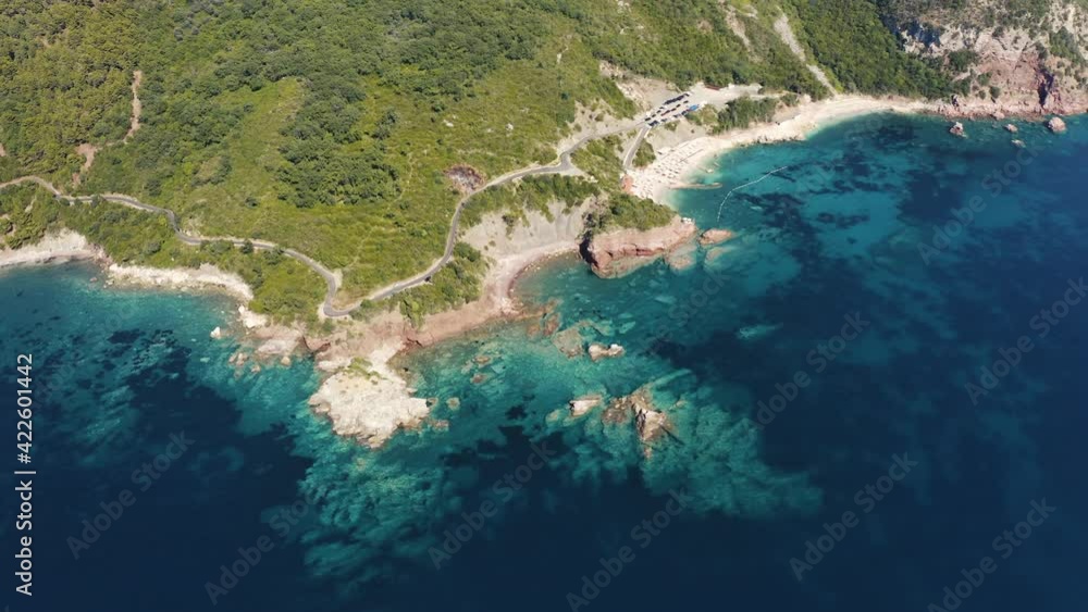Montenegro, Adriaticsea küste.