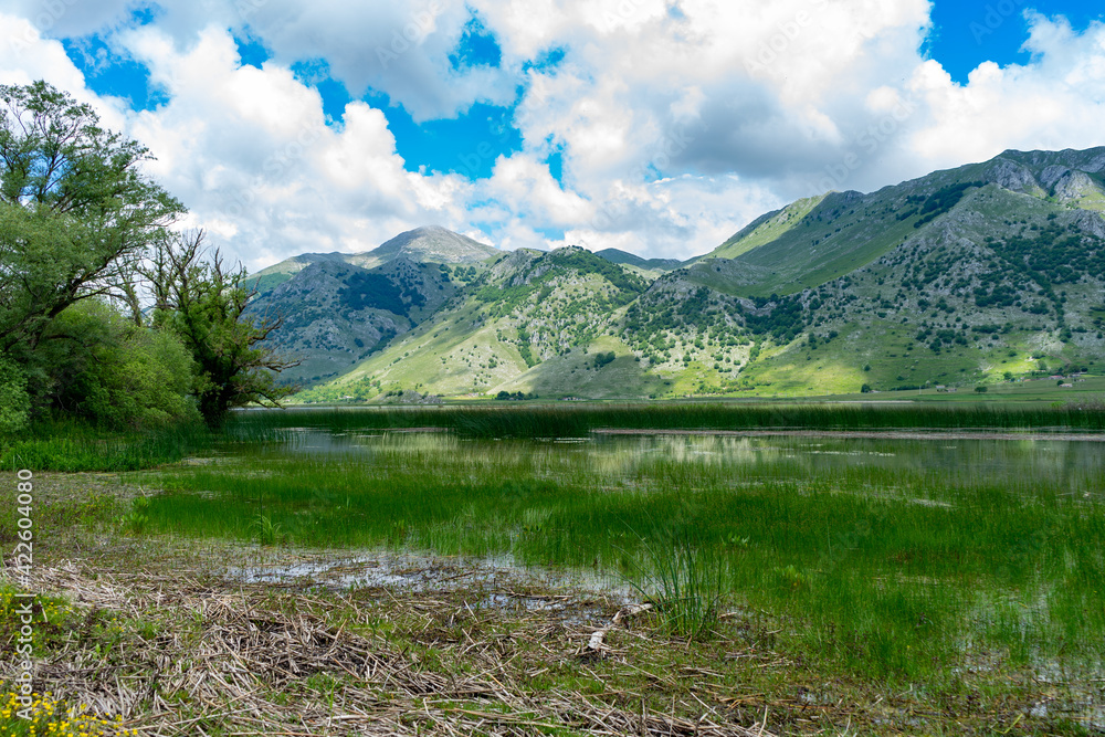 Italy Campania lake Matese