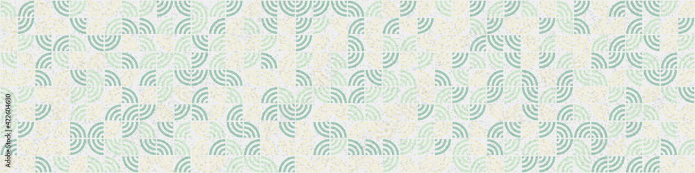 Fototapeta premium Abstract Geometric Pattern generative computational art illustration