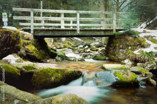 Foto vom Wasserfall in den Schwarzwald