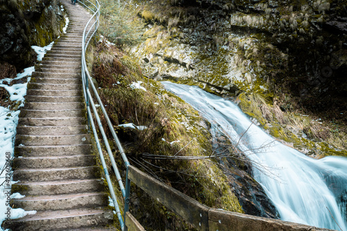 Foto vom Wasserfall in den Schwarzwald