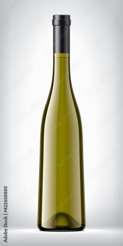 Color Glass Bottle on background. Color Glass Bottle on background.