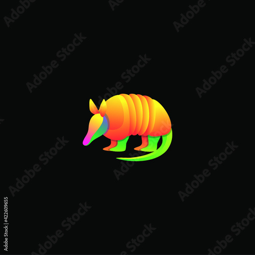 Vector Logo Illustration Armadillo Gradient Colorful
Modern and colorful armadillo logo
