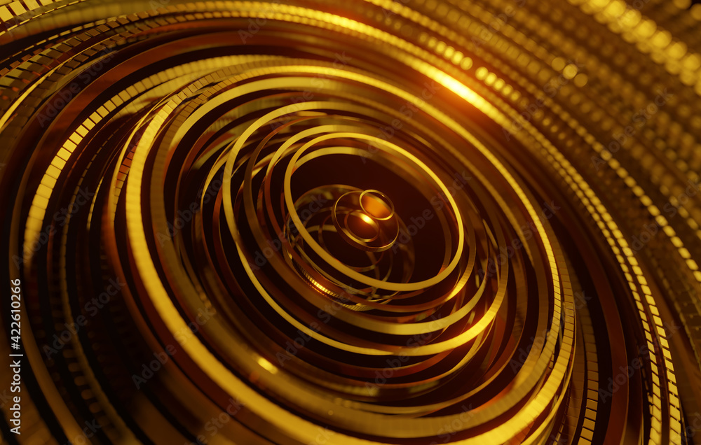 Gold Geometric Abstract background. Corporate circular background with texture and lights. corporate and technology concept. Gold Geometric Abstract background. Corporate circular background with texture and lights. corporate and technology concept.