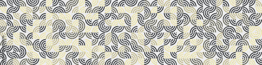 Obraz premium Abstract Geometric Pattern generative computational art illustration