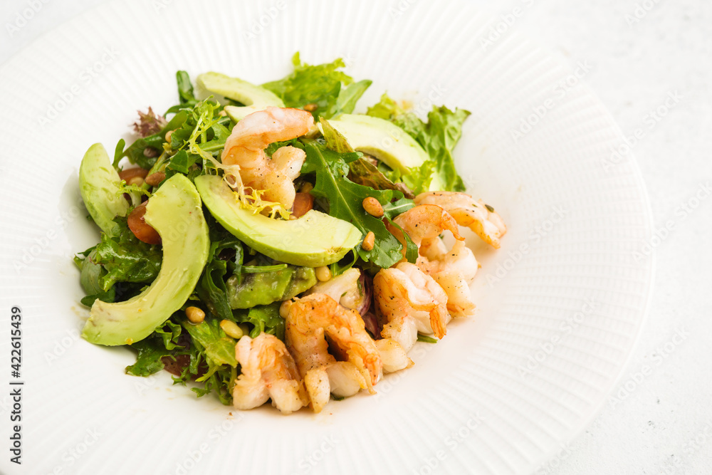 diet dish with shrimps diet dish with shrimps