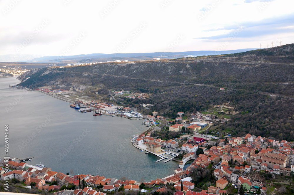 Panorama of the Bakar city and famous bay, Croatia Panorama of the Bakar city and famous bay, Croatia