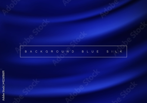 Abstract background luxury blue cloth or liquid wave Texture silk Iuxurious background or elegant wallpaper